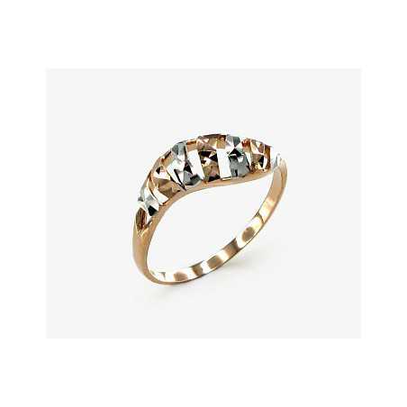 Zelta gredzens 1100065(Au-R+PRh-W), Sarkanais Zelts	585°, rodijs (pārklājums) 