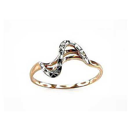 Zelta gredzens 1100069(Au-R+PRh-W), Sarkanais Zelts	585°, rodijs (pārklājums) 