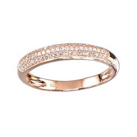 Zelta gredzens 1100121(Au-R)_DI, Sarkanais Zelts	585°, Briljanti 