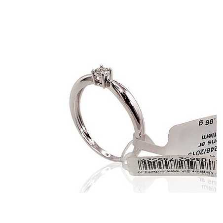 Zelta gredzens 1100187(Au-W)_DI, Baltais Zelts	585°, Briljanti 