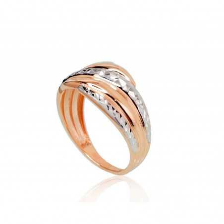 Zelta gredzens 1100477(Au-R+PRh-W), Sarkanais Zelts	585°, rodijs (pārklājums) 