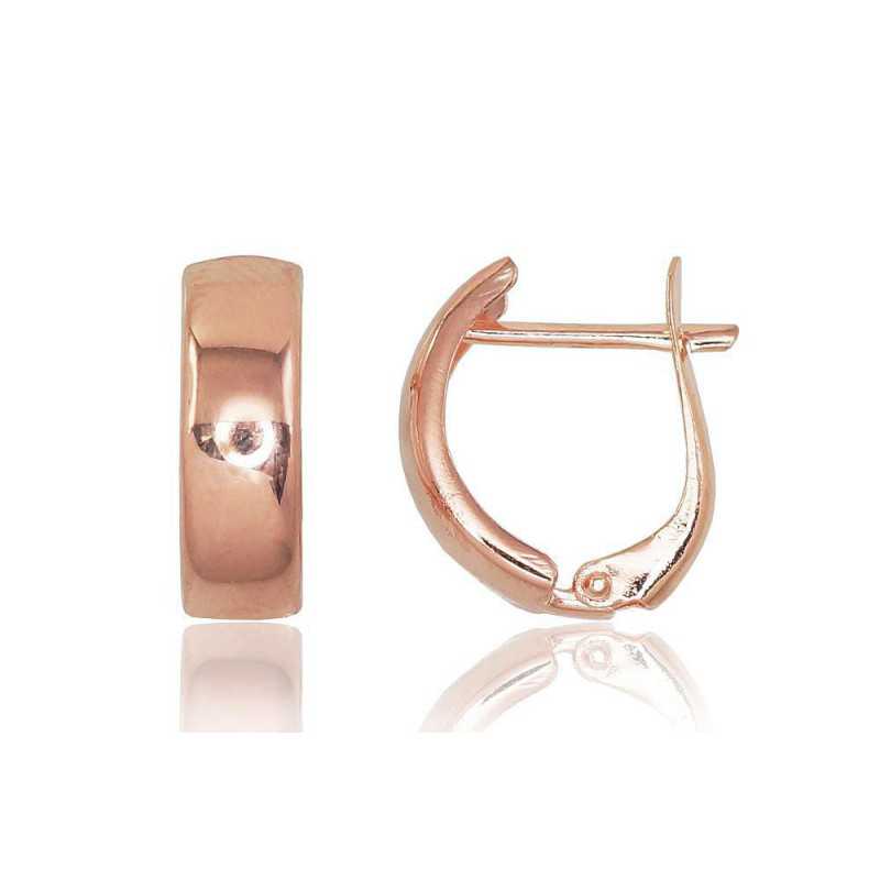 Zelta auskari ar angļu slēdzēju 1201078(Au-R), Sarkanais zelts	585°