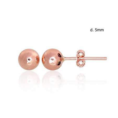 Zelta auskari  1201207(Au-R)_CZ-BR, Sarkanais zelts	585°, Cirkoni 