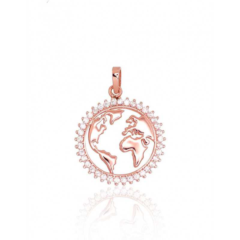 Zelta kulons 1300743(Au-R)_CZ, Sarkanais zelts	585°, Cirkoni 