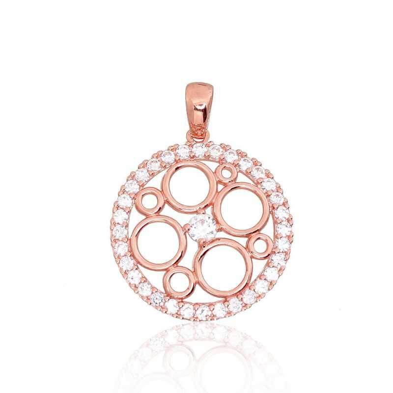 Zelta kulons 1300772(Au-R)_CZ, Sarkanais Zelts	585°, Cirkoni 