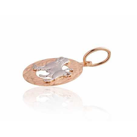 Zelta kulons 1300827(Au-R+Au-W), Sarkanais/Baltais Zelts	585°