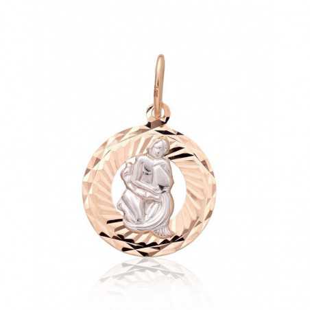 Zelta kulons 1300833(Au-R+Au-W), Sarkanais/Baltais Zelts	585°