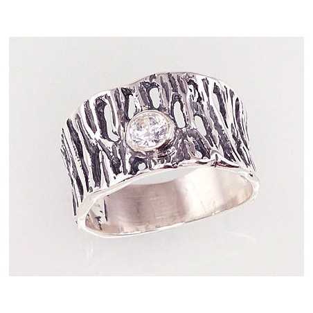 Sudraba gredzens 2100929(POx-Bk)_CZ, Sudrabs	925°, oksids (pārklājums), Cirkoni 