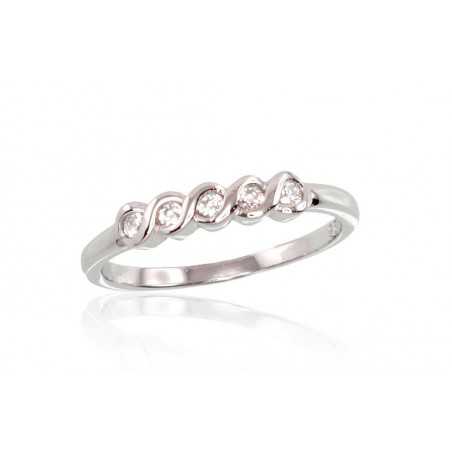 Sudraba gredzens 2101149_CZ, Sudrabs	925°, Cirkoni 