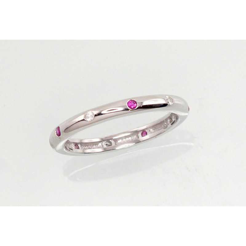 Sudraba gredzens 2101173(PRh-Gr)_CZ+CZ-RO, Sudrabs	925°, rodijs (pārklājums), Cirkoni 