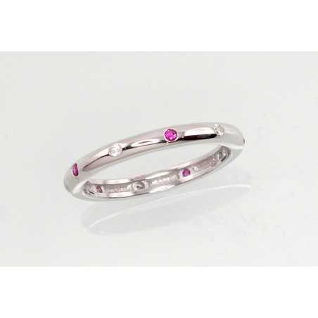 Sudraba gredzens 2101173(PRh-Gr)_CZ+CZ-RO, Sudrabs	925°, rodijs (pārklājums), Cirkoni 