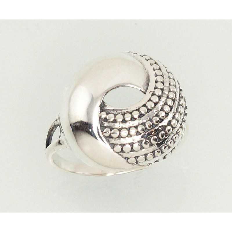 Sudraba gredzens 2101184(POx-Bk), Sudrabs	925°, oksids (pārklājums)