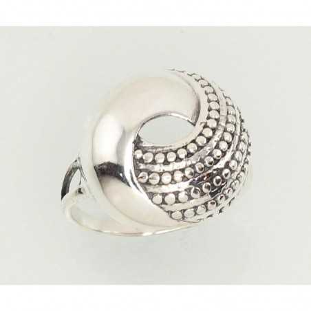 Sudraba gredzens 2101184(POx-Bk), Sudrabs	925°, oksids (pārklājums)