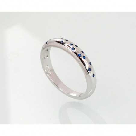 Sudraba gredzens 2101240(PRh-Gr)_CZ-DB, Sudrabs	925°, rodijs (pārklājums), Cirkoni 