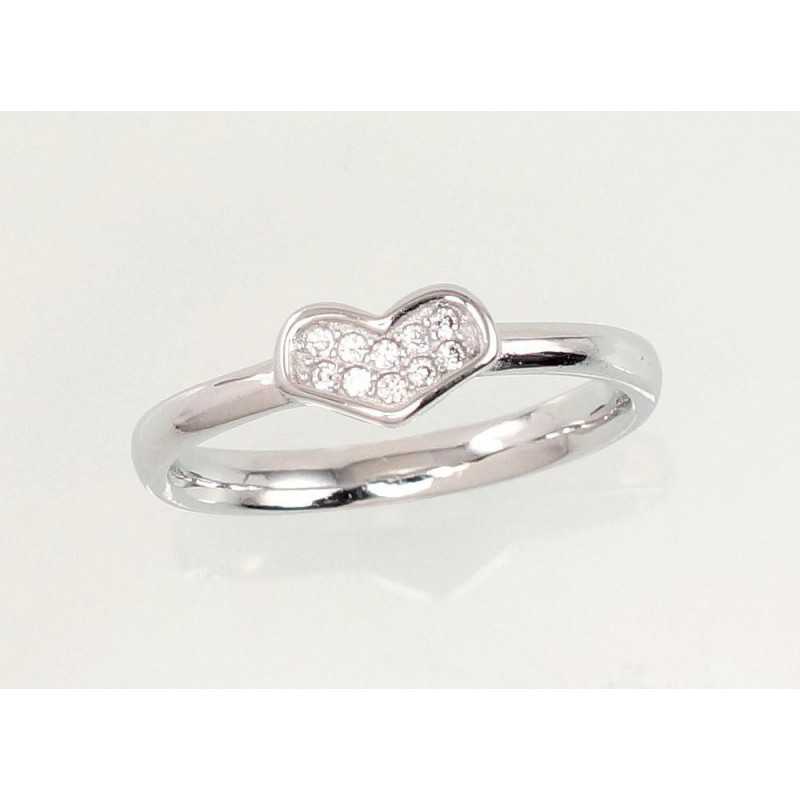 Sudraba gredzens 2101323(PRh-Gr)_CZ, Sudrabs	925°, rodijs (pārklājums), Cirkoni 