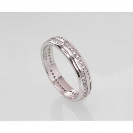 Sudraba gredzens 2101439(PRH-GR)_CZ, Sudrabs	925°, rodijs (pārklājums), Cirkoni 