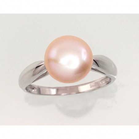 Sudraba gredzens 2101458(PRh-Gr)_PE-PI, Sudrabs	925°, rodijs (pārklājums), Pērles 