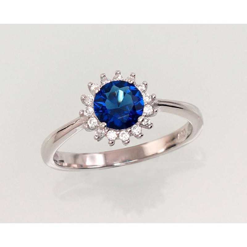 Sudraba gredzens 2101470(PRH-GR)_CZ+CZ-B, Sudrabs	925°, rodijs (pārklājums), Cirkoni 