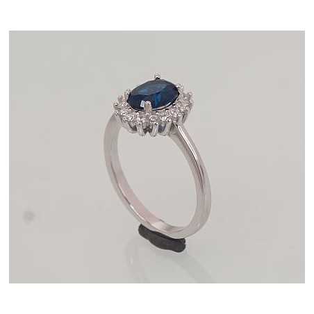 Sudraba gredzens 2101471(PRh-Gr)_CZ+CZ-B, Sudrabs	925°, rodijs (pārklājums), Cirkoni 