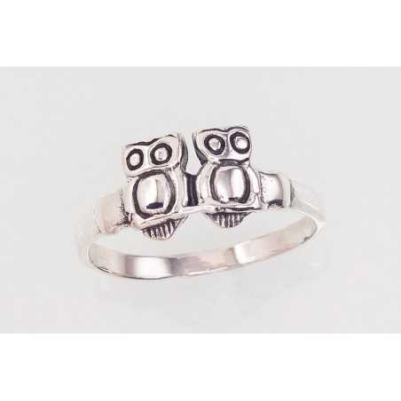 Sudraba gredzens 2101600(POx-Bk), Sudrabs	925°, oksids (pārklājums)