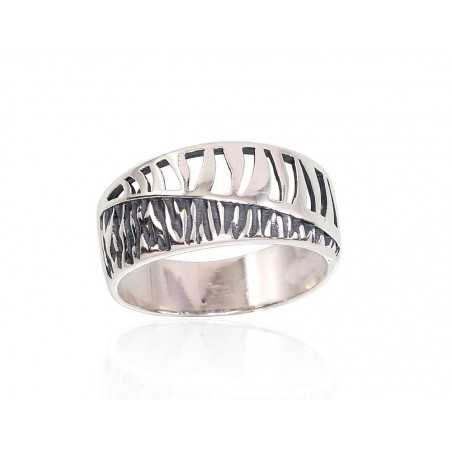 Sudraba gredzens 2101663(POx-Bk), Sudrabs	925°, oksids (pārklājums)