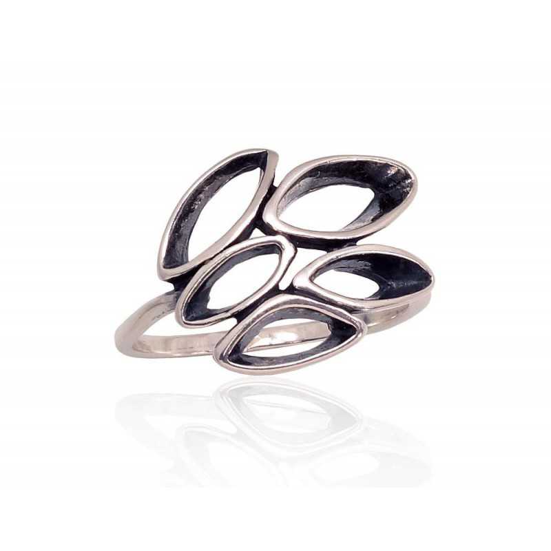 Sudraba gredzens 2101765(POx-Bk), Sudrabs	925°, oksids (pārklājums)