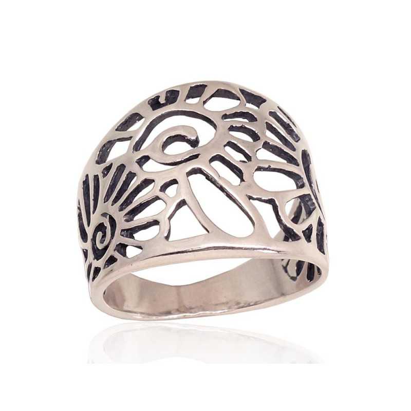 Sudraba gredzens 2101766(POx-Bk), Sudrabs	925°, oksids (pārklājums)