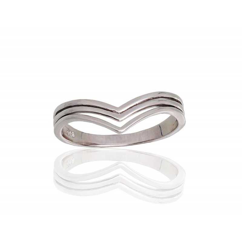 Sudraba gredzens 2101786(PRh-Gr), Sudrabs	925°, rodijs (pārklājums)