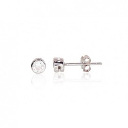 Sudraba auskari-puseti 2202990(PRh-Gr)_CZ, Sudrabs	925°, rodijs (pārklājums), Cirkoni 