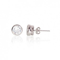 Sudraba auskari  2202993(PRh-Gr)_CZ, Sudrabs	925°, rodijs (pārklājums), Cirkoni 