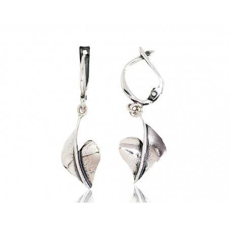 Sudraba auskari  2203036(POx-Bk), Sudrabs	925°, oksīds (pārklājums)