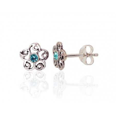 Sidabriniai auskarai –pusetai0