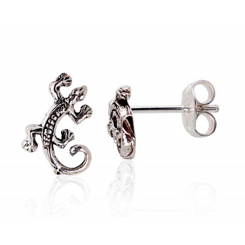 Sudraba auskari-puseti 2203378(POx-Bk), Sudrabs	925°, oksids (pārklājums)