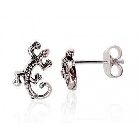 Sudraba auskari-puseti 2203378(POx-Bk), Sudrabs	925°, oksids (pārklājums)