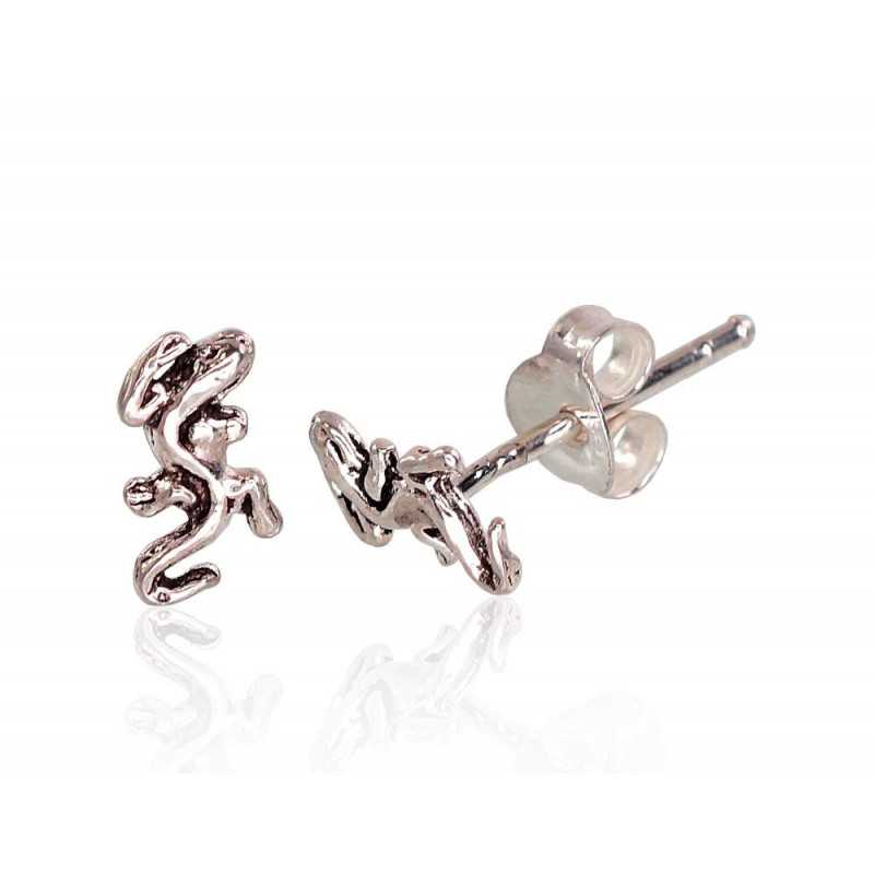 Sudraba auskari-puseti 2203381(POx-Bk), Sudrabs	925°, oksids (pārklājums)