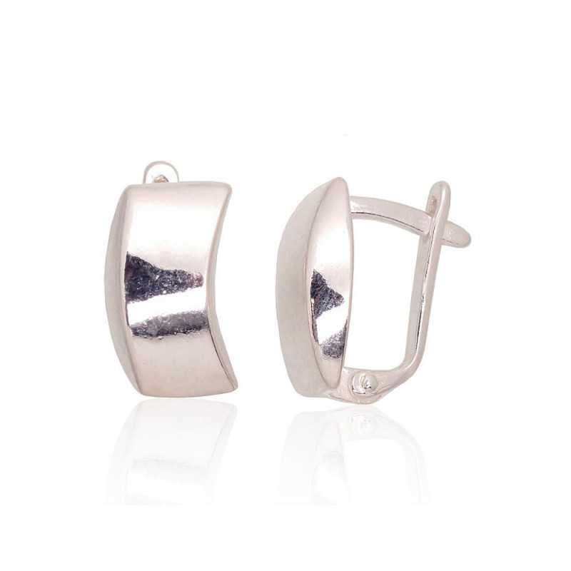 Sudraba auskari ar  angļu  slēdzēju 2203635, Sudrabs	925°