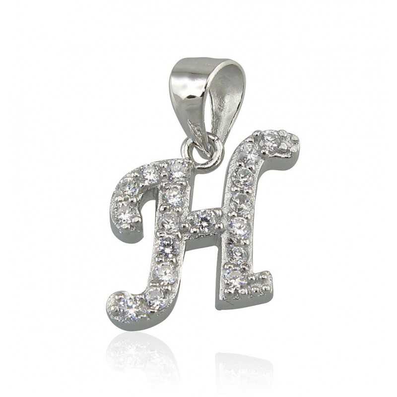 Sudraba kulons 2300314(PRh-Gr)_CZ, Sudrabs	925°, rodijs (pārklājums), Cirkoni 