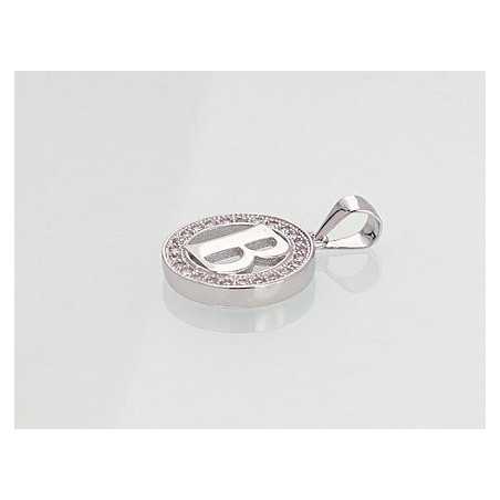 Sudraba kulons 2300997(PRh-Gr)_CZ, Sudrabs	925°, rodijs (pārklājums), Cirkoni 