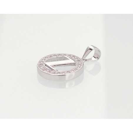 Sudraba kulons 2301017(PRh-Gr)_CZ, Sudrabs	925°, rodijs (pārklājums), Cirkoni 